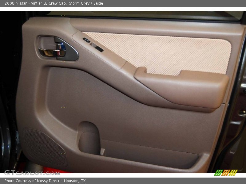 Storm Grey / Beige 2008 Nissan Frontier LE Crew Cab