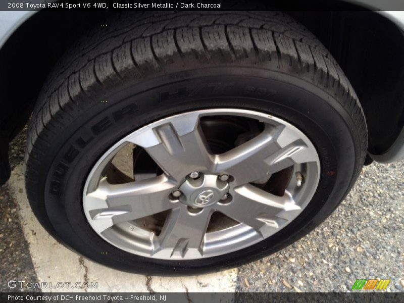 Classic Silver Metallic / Dark Charcoal 2008 Toyota RAV4 Sport V6 4WD