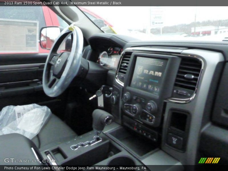 Maximum Steel Metallic / Black 2013 Ram 1500 Sport Quad Cab 4x4