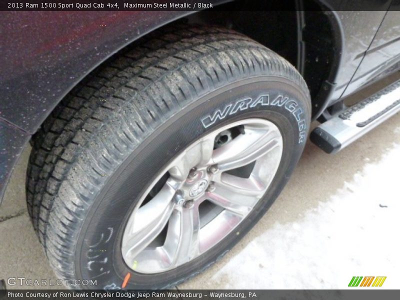 Maximum Steel Metallic / Black 2013 Ram 1500 Sport Quad Cab 4x4