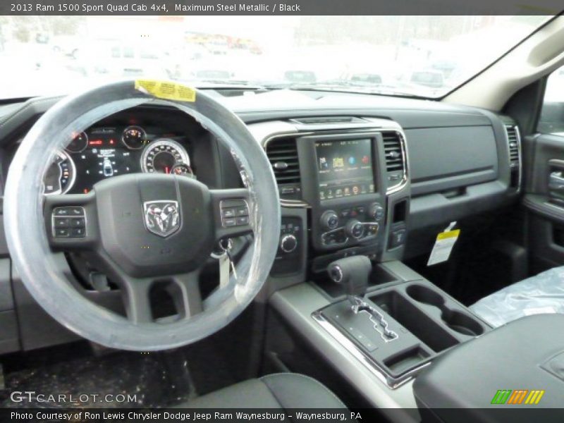 Maximum Steel Metallic / Black 2013 Ram 1500 Sport Quad Cab 4x4