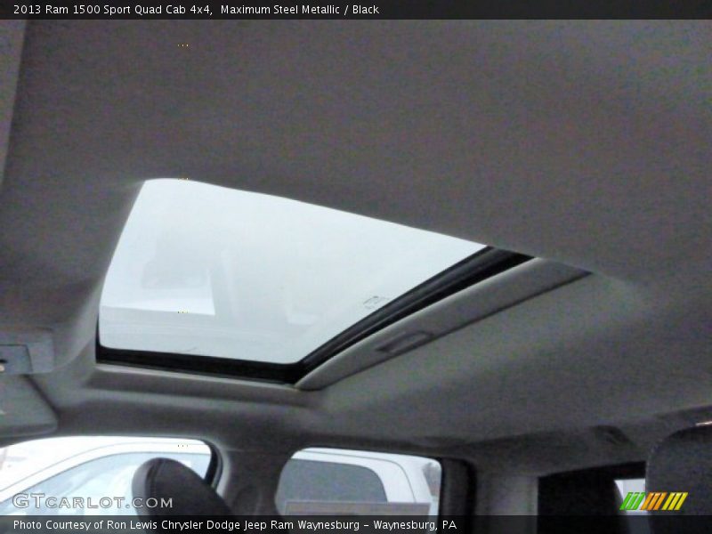 Maximum Steel Metallic / Black 2013 Ram 1500 Sport Quad Cab 4x4