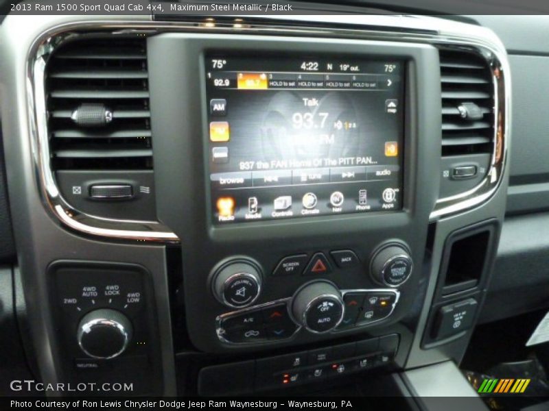 Maximum Steel Metallic / Black 2013 Ram 1500 Sport Quad Cab 4x4