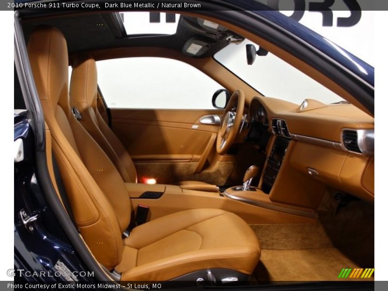  2010 911 Turbo Coupe Natural Brown Interior