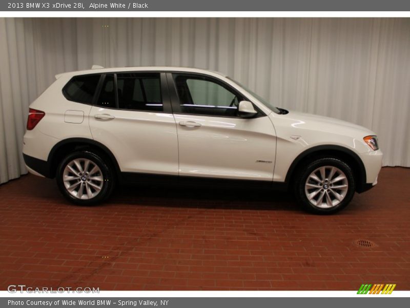 Alpine White / Black 2013 BMW X3 xDrive 28i