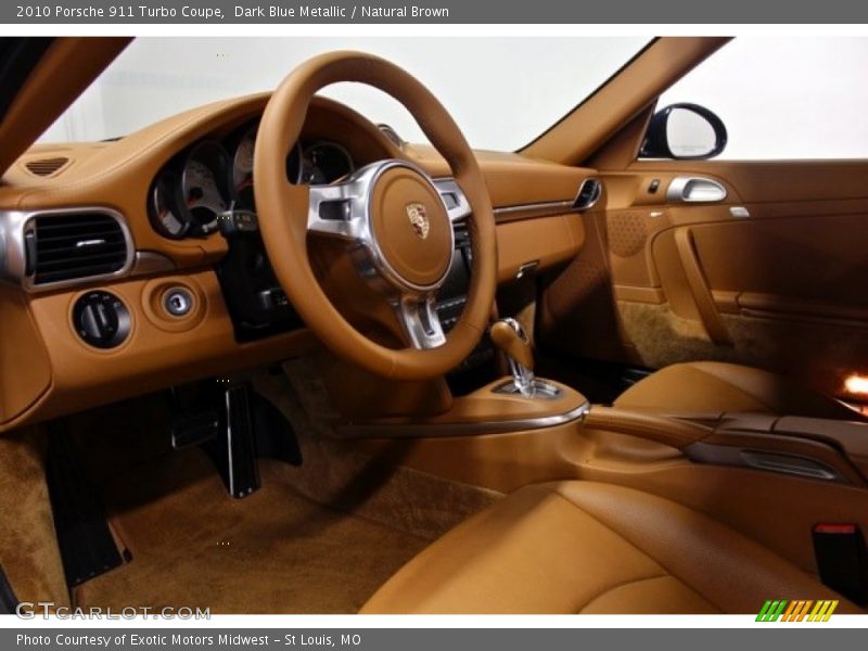 Dashboard of 2010 911 Turbo Coupe