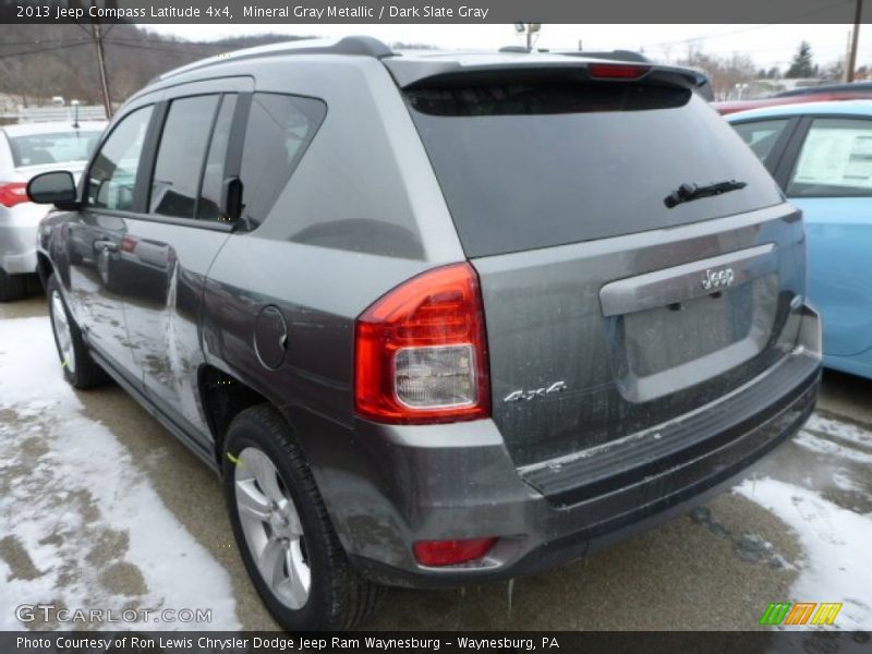 Mineral Gray Metallic / Dark Slate Gray 2013 Jeep Compass Latitude 4x4