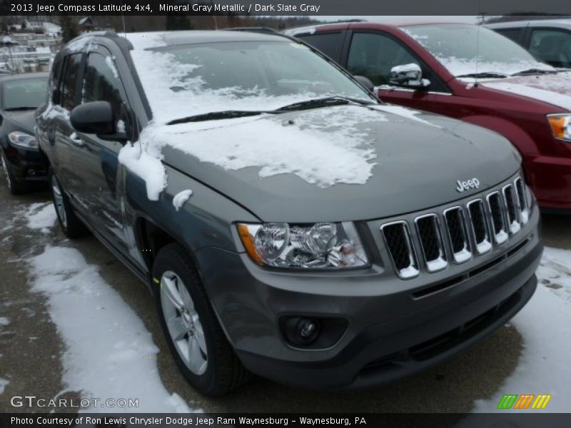 Mineral Gray Metallic / Dark Slate Gray 2013 Jeep Compass Latitude 4x4