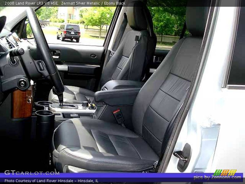 Zermatt Silver Metallic / Ebony Black 2008 Land Rover LR3 V8 HSE