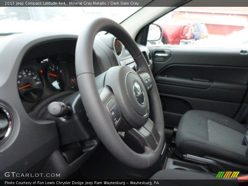 Mineral Gray Metallic / Dark Slate Gray 2013 Jeep Compass Latitude 4x4