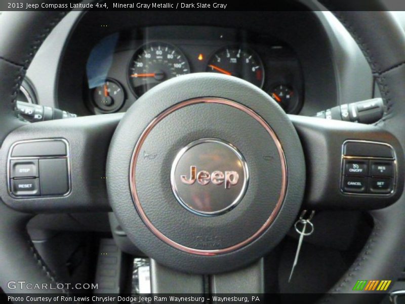 Mineral Gray Metallic / Dark Slate Gray 2013 Jeep Compass Latitude 4x4