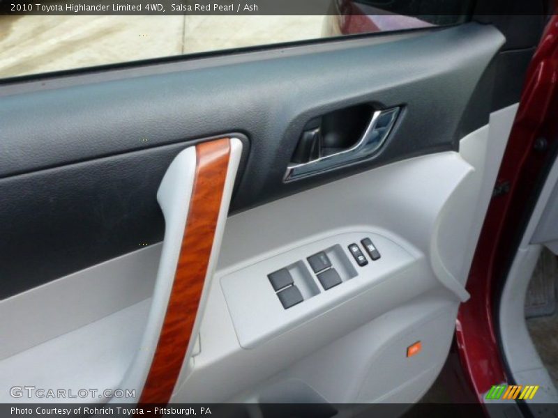 Salsa Red Pearl / Ash 2010 Toyota Highlander Limited 4WD