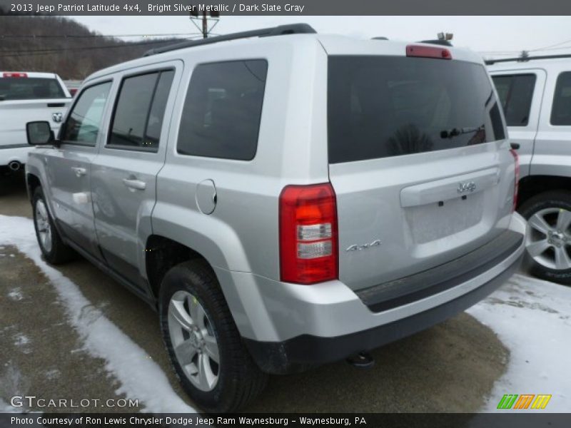 Bright Silver Metallic / Dark Slate Gray 2013 Jeep Patriot Latitude 4x4