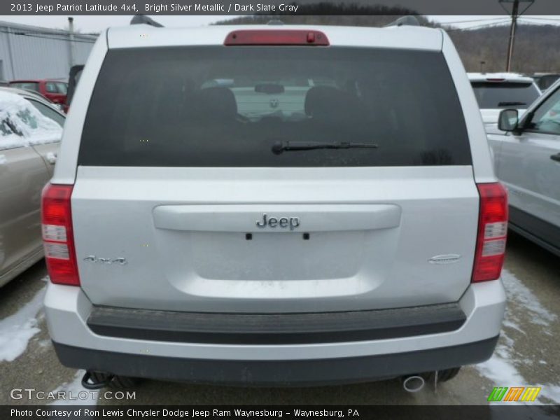 Bright Silver Metallic / Dark Slate Gray 2013 Jeep Patriot Latitude 4x4