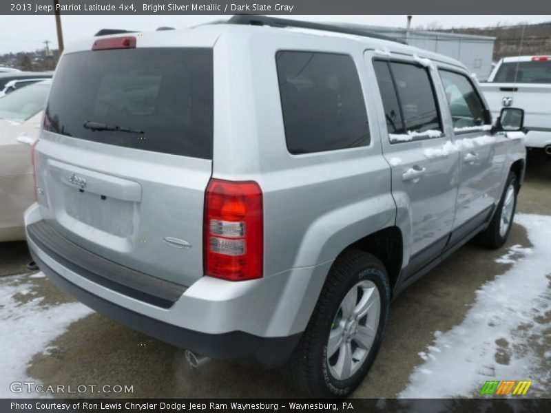Bright Silver Metallic / Dark Slate Gray 2013 Jeep Patriot Latitude 4x4