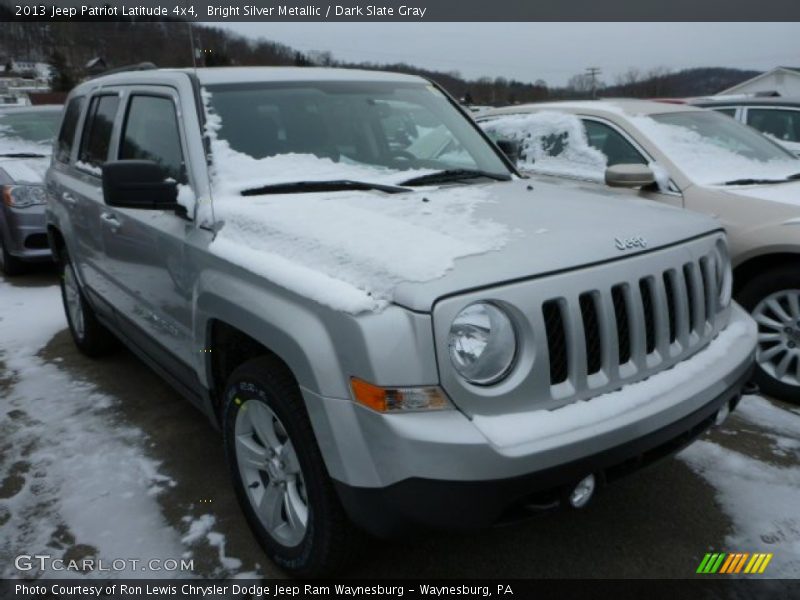 Bright Silver Metallic / Dark Slate Gray 2013 Jeep Patriot Latitude 4x4