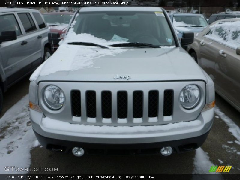 Bright Silver Metallic / Dark Slate Gray 2013 Jeep Patriot Latitude 4x4