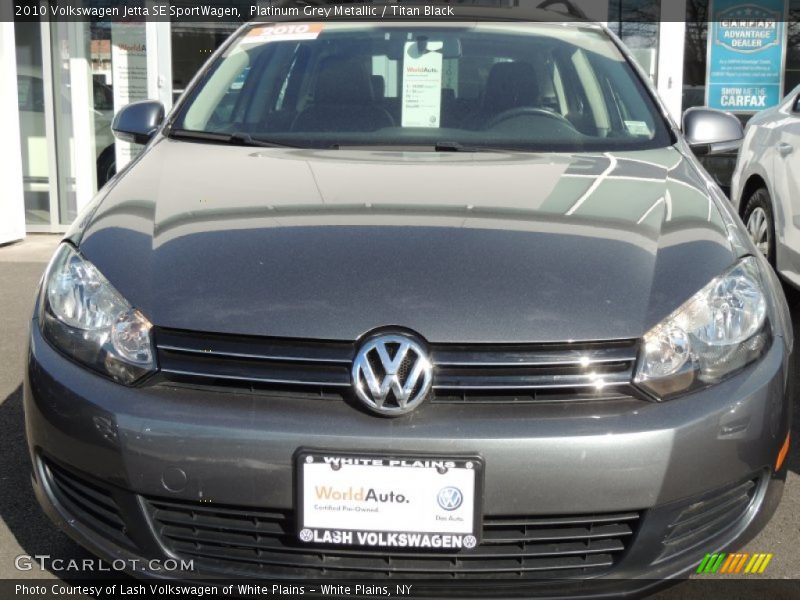 Platinum Grey Metallic / Titan Black 2010 Volkswagen Jetta SE SportWagen