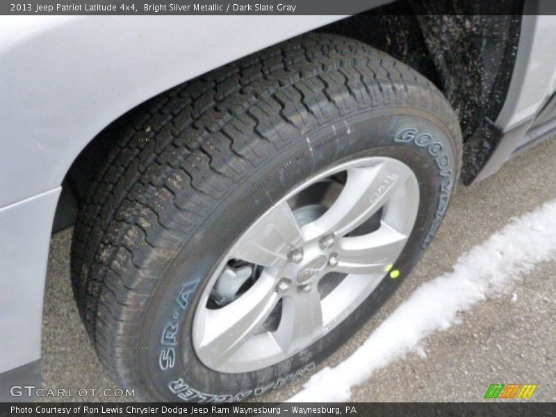 Bright Silver Metallic / Dark Slate Gray 2013 Jeep Patriot Latitude 4x4