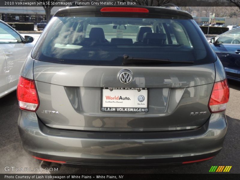 Platinum Grey Metallic / Titan Black 2010 Volkswagen Jetta SE SportWagen