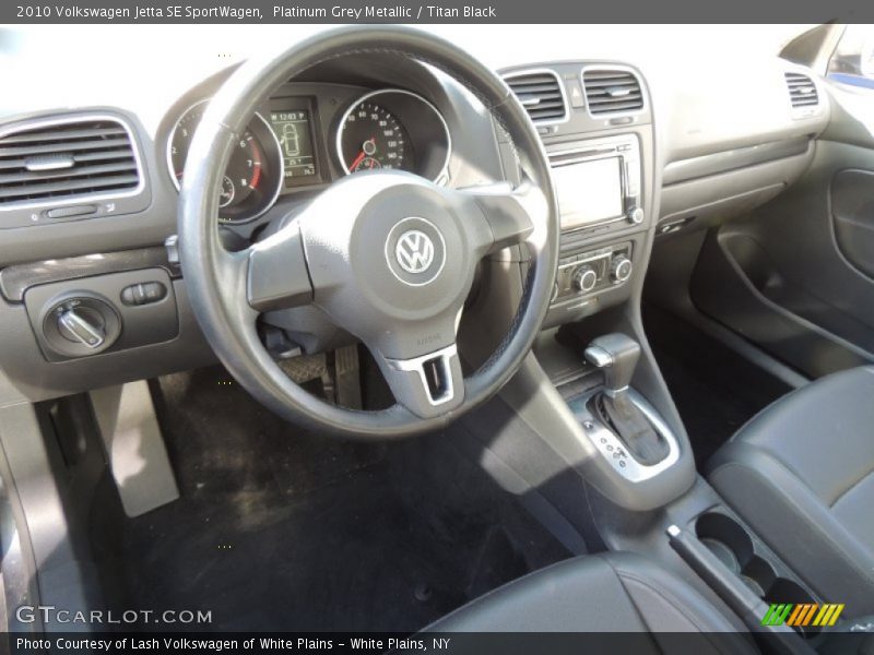  2010 Jetta SE SportWagen Titan Black Interior