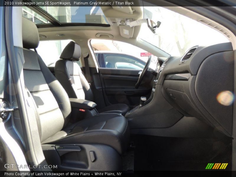 Platinum Grey Metallic / Titan Black 2010 Volkswagen Jetta SE SportWagen