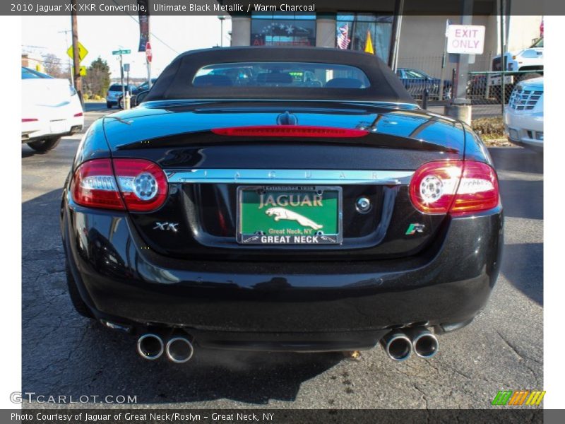 Ultimate Black Metallic / Warm Charcoal 2010 Jaguar XK XKR Convertible