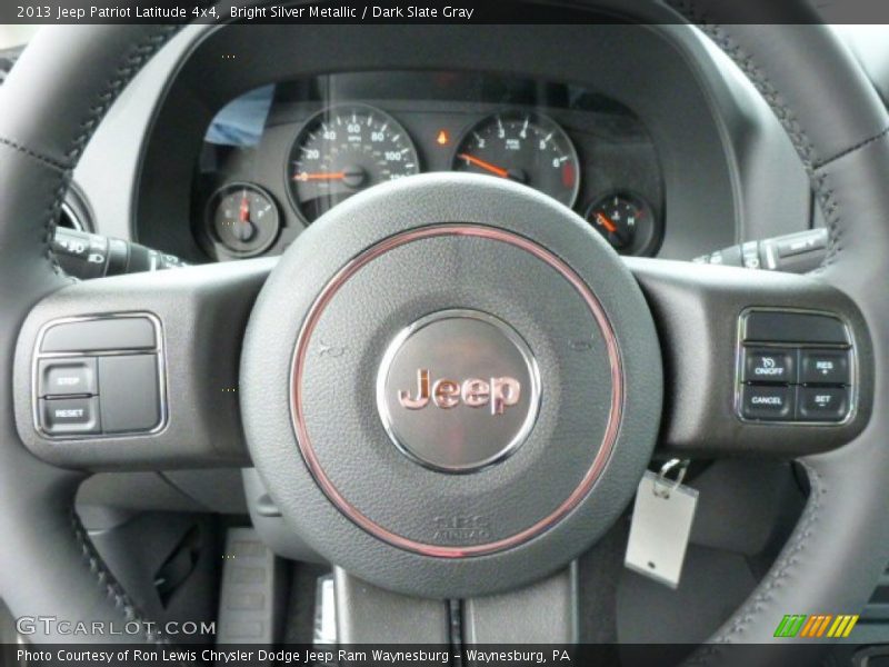 Bright Silver Metallic / Dark Slate Gray 2013 Jeep Patriot Latitude 4x4