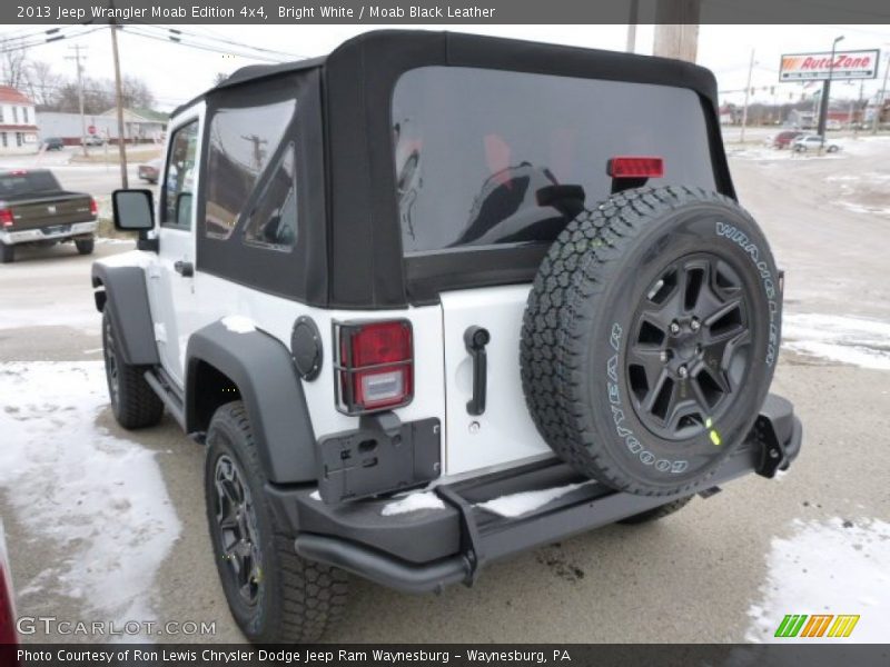 Bright White / Moab Black Leather 2013 Jeep Wrangler Moab Edition 4x4