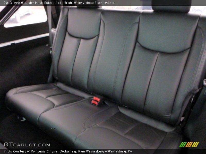 Rear Seat of 2013 Wrangler Moab Edition 4x4