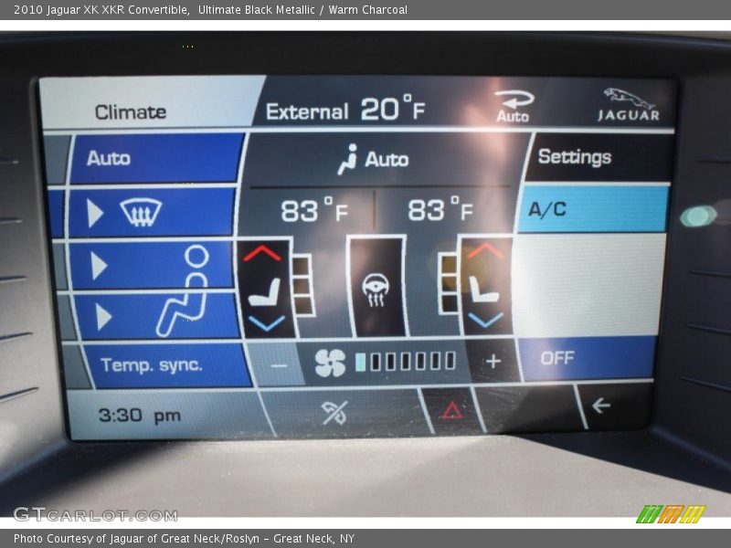 Ultimate Black Metallic / Warm Charcoal 2010 Jaguar XK XKR Convertible