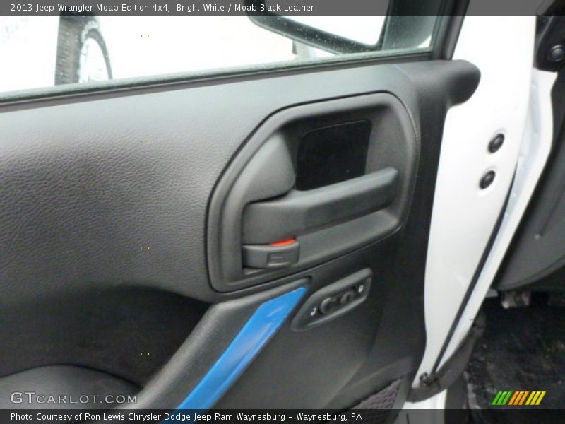 Bright White / Moab Black Leather 2013 Jeep Wrangler Moab Edition 4x4