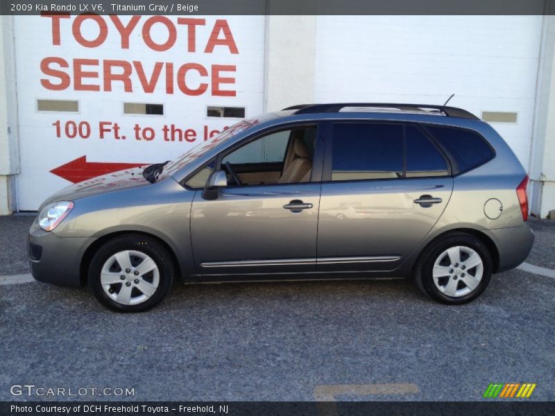 Titanium Gray / Beige 2009 Kia Rondo LX V6