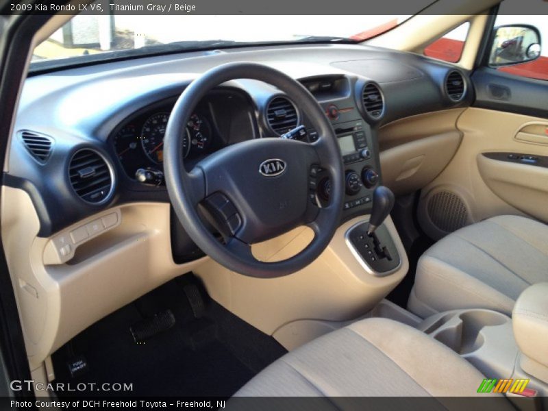 Titanium Gray / Beige 2009 Kia Rondo LX V6