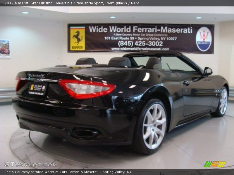 Nero (Black) / Nero 2012 Maserati GranTurismo Convertible GranCabrio Sport