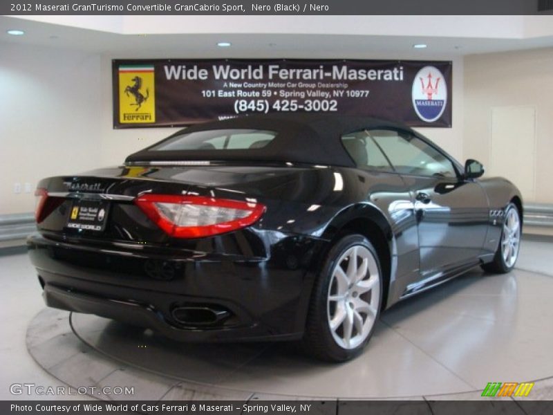 Nero (Black) / Nero 2012 Maserati GranTurismo Convertible GranCabrio Sport