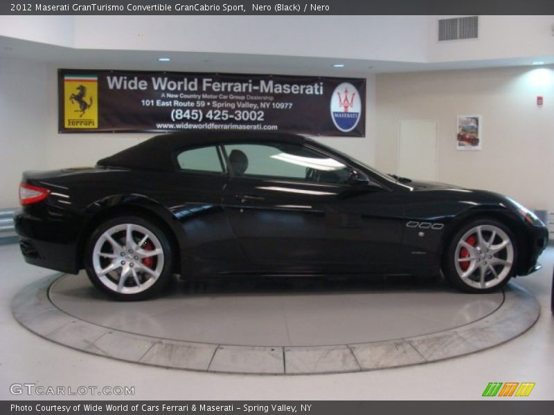 Nero (Black) / Nero 2012 Maserati GranTurismo Convertible GranCabrio Sport