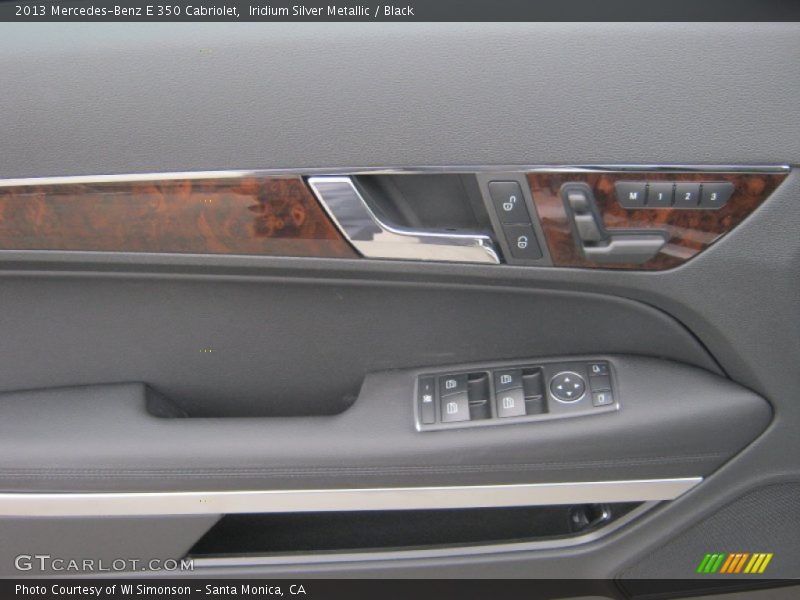 Iridium Silver Metallic / Black 2013 Mercedes-Benz E 350 Cabriolet