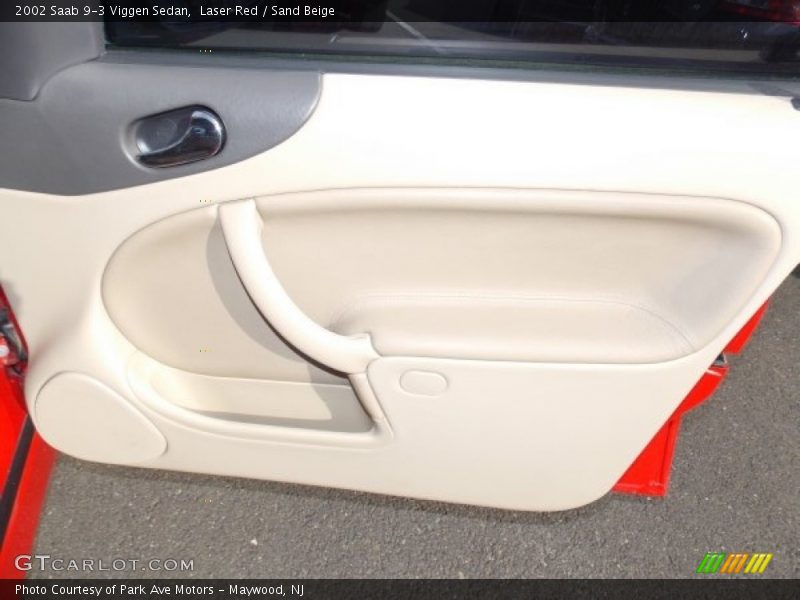 Laser Red / Sand Beige 2002 Saab 9-3 Viggen Sedan
