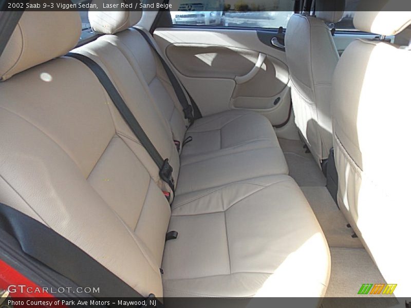 Rear Seat of 2002 9-3 Viggen Sedan
