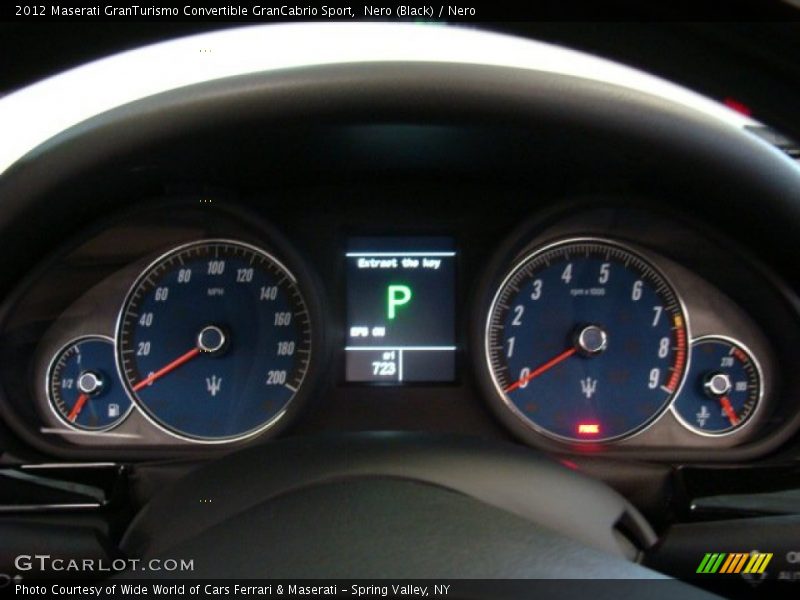  2012 GranTurismo Convertible GranCabrio Sport GranCabrio Sport Gauges