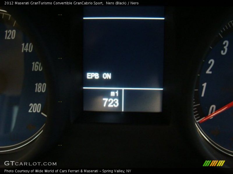 Nero (Black) / Nero 2012 Maserati GranTurismo Convertible GranCabrio Sport