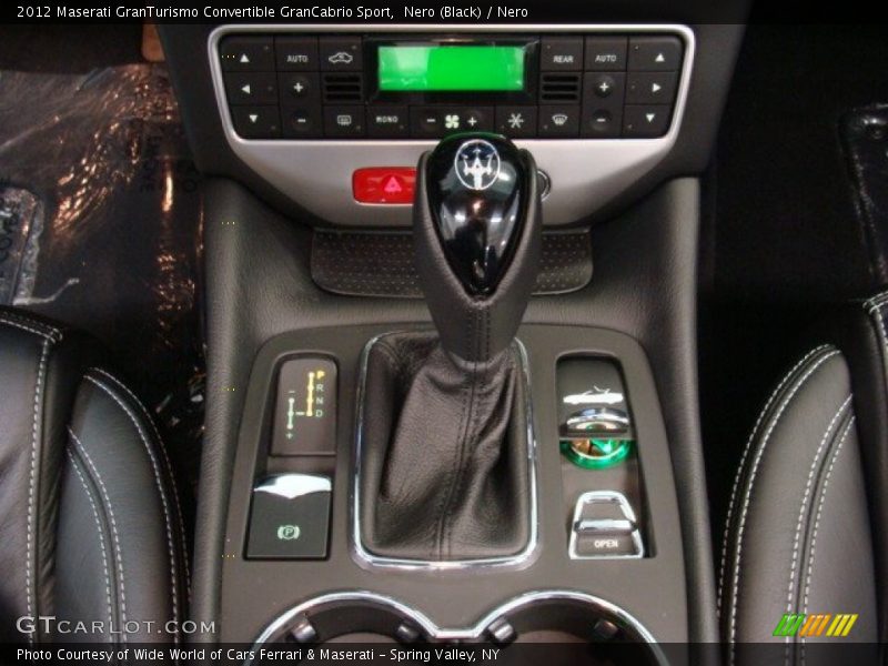  2012 GranTurismo Convertible GranCabrio Sport 6 Speed ZF Paddle-Shift Automatic Shifter