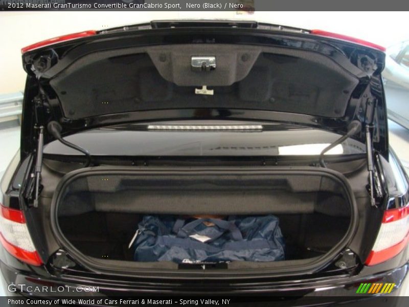  2012 GranTurismo Convertible GranCabrio Sport Trunk