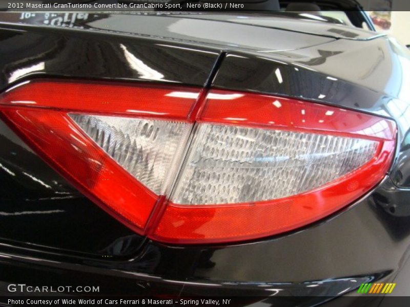 Nero (Black) / Nero 2012 Maserati GranTurismo Convertible GranCabrio Sport
