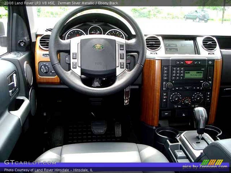 Zermatt Silver Metallic / Ebony Black 2008 Land Rover LR3 V8 HSE