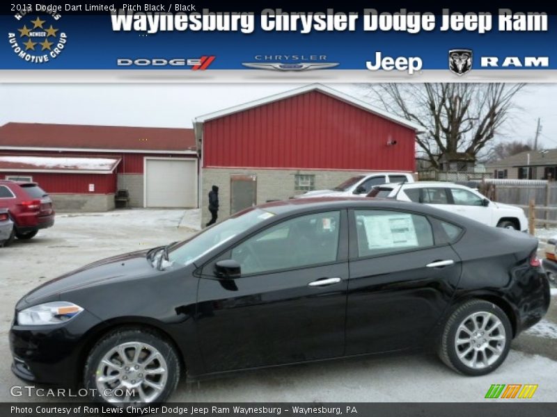 Pitch Black / Black 2013 Dodge Dart Limited