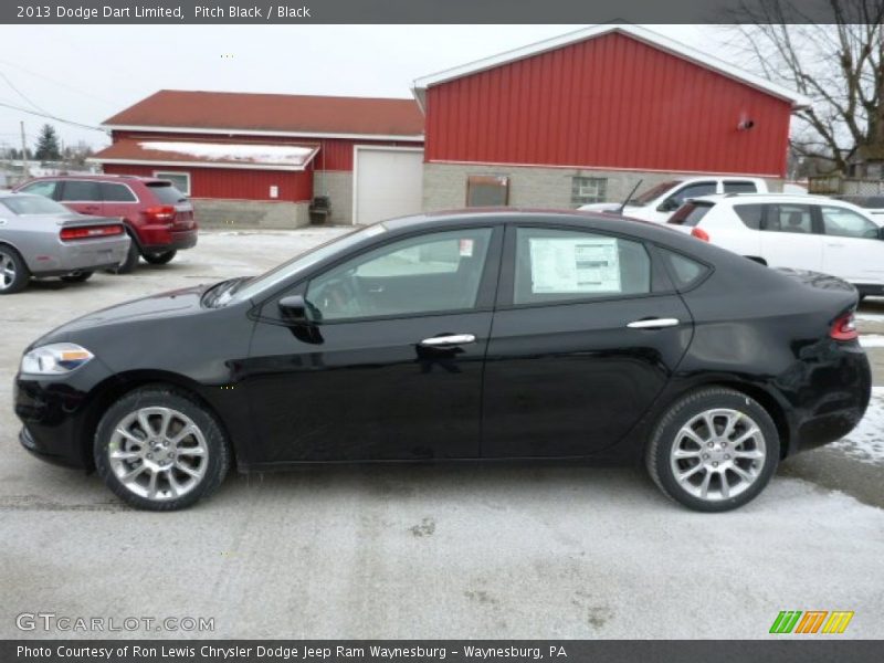 Pitch Black / Black 2013 Dodge Dart Limited
