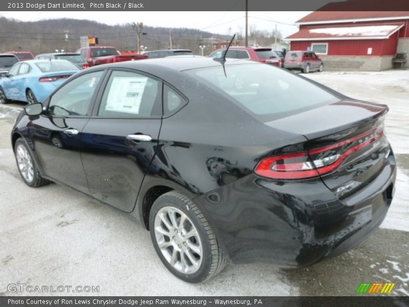 Pitch Black / Black 2013 Dodge Dart Limited