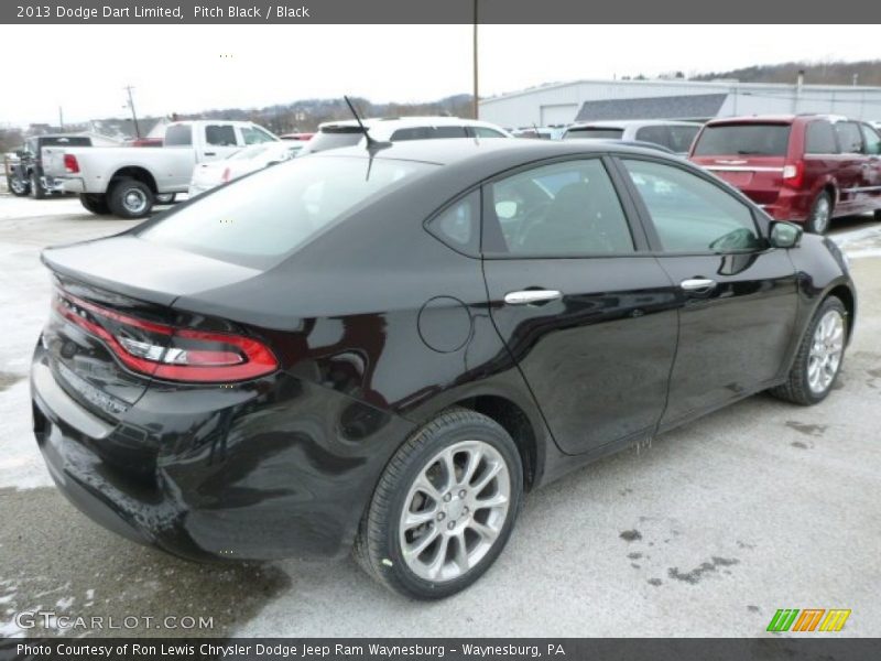 Pitch Black / Black 2013 Dodge Dart Limited